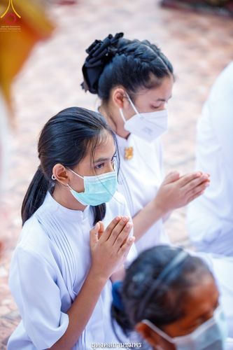 ภาพ No.39830:พิธีตัดปอยผม ปลงผม ขอขมารับผ้าไตรและพิธีบรรพชา ในโครงการอุปสมบท บูชาธรรมมหาปูชนียาจารย์ ประจำปี 2564 ชุดที่ 6