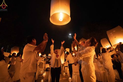 ภาพ No.46528:พิธีจุดโคมวิสาขประทีป วันวิสาขบูชา พ.ศ. 2565 ณ ประเทศอินโดนีเซีย