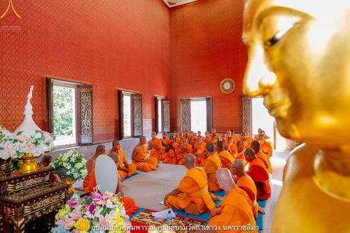 ภาพ No.39920:พิธีตัดปอยผม ปลงผม ขอขมารับผ้าไตรและพิธีบรรพชา ในโครงการอุปสมบท บูชาธรรมมหาปูชนียาจารย์ ประจำปี 2564 ชุดที่ 7