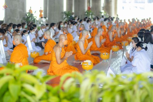 ภาพ No.47700:ประมวลภาพพิธีอุปสมบท โครงการบรรพชาอุปสมบทหมู่ รุ่นเข้าพรรษา 2565