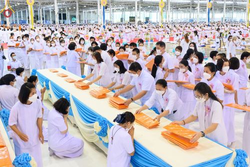 ภาพ No.46876:ประมวลภาพพิธีทอดผ้าป่าธรรมชัย ณ วัดพระธรรมกาย (5 มิถุนายน พ.ศ. 2565)