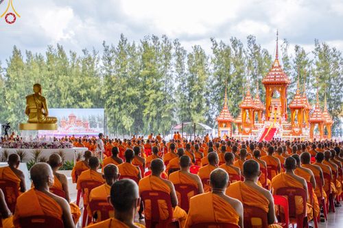 ภาพ No.48904:ประมวลภาพพิธีพระราชทานเพลิงศพ พระสุธรรมญาณวิเทศ (สุธรรม สุธมฺโม)