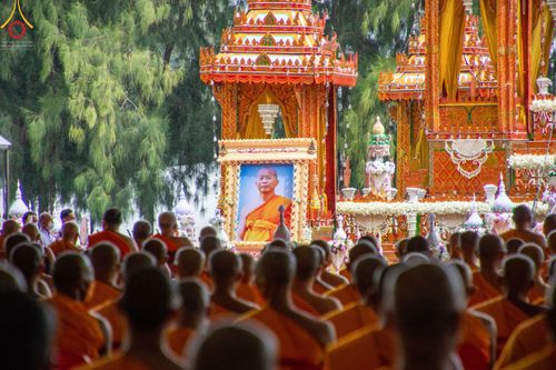 ภาพ No.48905:ประมวลภาพพิธีพระราชทานเพลิงศพ พระสุธรรมญาณวิเทศ (สุธรรม สุธมฺโม)