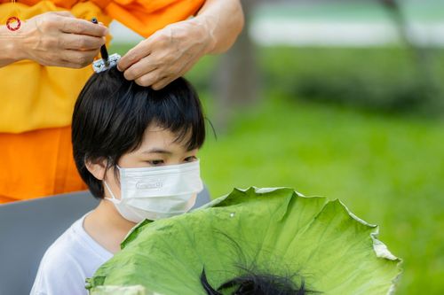 ภาพ No.44499:ประมวลภาพพิธีปลงผม โครงการบรรพชาสามเณรหน่อแก้วเปรียญธรรมรุ่นที่ 10