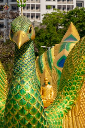 ภาพ No.42705:พิธีอัญเชิญมยุรนาวากาศ ประดิษฐาน ณ อาคาร 100 ปี เนื่องในวันคล้ายวันเกิด ครบ 113 ปี คุณยายอาจารย์มหารัตนอุบาสิกาจันทร์ ขนนกยูง