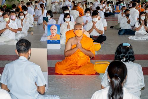 ภาพ No.47707:ประมวลภาพพิธีอุปสมบท โครงการบรรพชาอุปสมบทหมู่ รุ่นเข้าพรรษา 2565