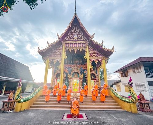 ภาพ No.42113:พิธีตัดปอยผม ปลงผม ขอขมารับผ้าไตรและพิธีบรรพชา ในโครงการอุปสมบท บูชาธรรมมหาปูชนียาจารย์ ประจำปี 2564 ชุดที่ 20