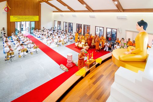 ภาพ No.336219:วันจันทร์ที่ 22 มิถุนายน พ.ศ.2569 พิธีอัญเชิญพระธรรมกาย และบรรจุพระบรมสารีริกธาตุ  ภายในเกศดอกบัวตูม องค์พระประธาน ณ อาคารสมปรารถนา วัดกลางธนรินทร์ ต.บ้านแป้ง อ.พรหมบุรี จ.สิงห์บุรี
