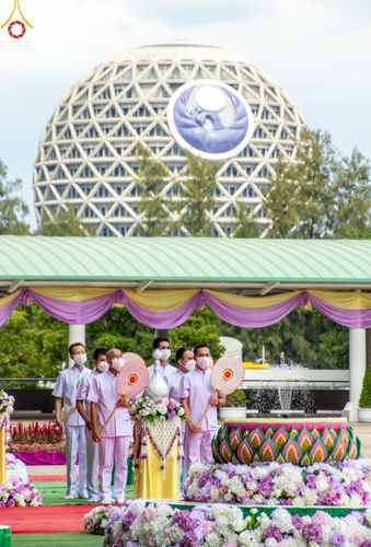 ภาพ No.48909:ประมวลภาพพิธีพระราชทานเพลิงศพ พระสุธรรมญาณวิเทศ (สุธรรม สุธมฺโม)