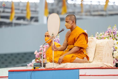 ภาพ No.44367:ประมวลภาพพิธีบรรพชา และพิธีถวายบาตร โครงการบวชภาคฤดูร้อน พ.ศ. 2565