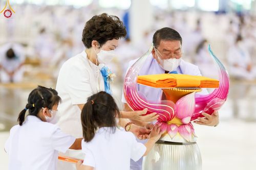 ภาพ No.46887:ประมวลภาพพิธีทอดผ้าป่าธรรมชัย ณ วัดพระธรรมกาย (5 มิถุนายน พ.ศ. 2565)