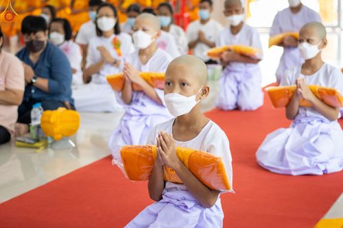 ภาพ No.44884:ประมวลภาพพิธีบรรพชา ในโครงการบรรพชาสามเณรฟื้นฟูพระพุทธศาสนาทั่วไทย ณ ศูนย์อบรมเยาวชนบางปะหัน