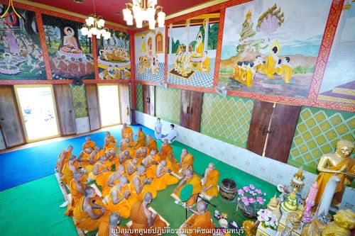 ภาพ No.40728:พิธีตัดปอยผม ปลงผม ขอขมารับผ้าไตรและพิธีบรรพชา ในโครงการอุปสมบท บูชาธรรมมหาปูชนียาจารย์ ประจำปี 2564 ชุดที่ 15