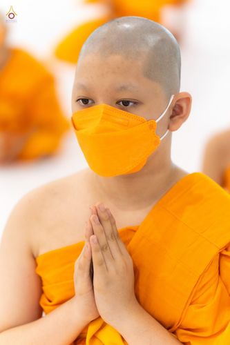 ภาพ No.44371:ประมวลภาพพิธีบรรพชา และพิธีถวายบาตร โครงการบวชภาคฤดูร้อน พ.ศ. 2565