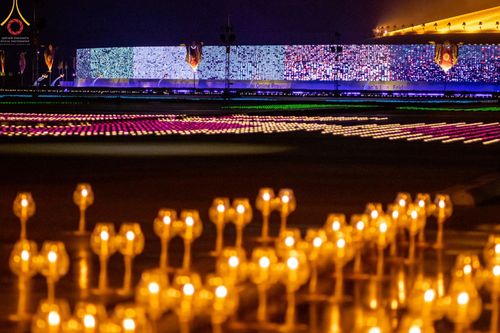 ภาพ No.42030:พิธีฉลองชัยสวดมนต์ บทธัมมจักกัปปวัตตนสูตร 4,000,002,565 จบ เพื่อเป็นสิริมงคลตอนรับศักราชใหม่