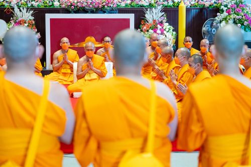 ภาพ No.47715:ประมวลภาพพิธีอุปสมบท โครงการบรรพชาอุปสมบทหมู่ รุ่นเข้าพรรษา 2565