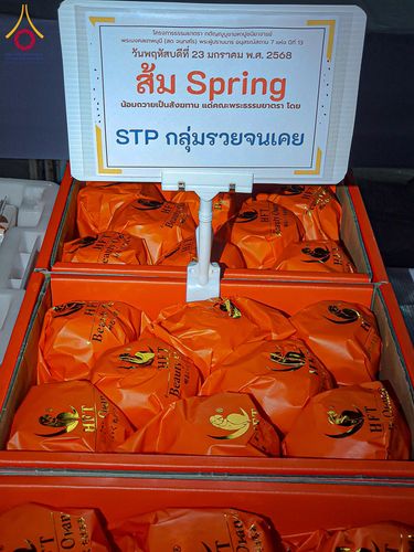 ภาพ No.200311:พิธีถวายภัตตาหารเป็นสังฆทาน แด่พระธรรมยาตรา ณ อนุสรณ์สถานบางปลา วัดบางปลา อำเภอบางเลน จังหวัดนครปฐม ในโครงการธรรมยาตรา กตัญญูบูชา มหาปูชนียาจารย์ พระมงคลเทพมุนี(สด จนฺทสโร) พระผู้ปราบมาร อนุสรณ์สถาน 7 แห่ง ปีที่ 13 วันที่ 23 มกราคม พ.ศ. 2568