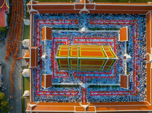 ภาพ No.116151:พิธีตักบาตรพระธรรมยาตรา ณ อนุสรณ์สถานลำดับที่ 4 สถานที่เกิดด้วยกายธรรม วัดโบสถ์(บน) จ.นนทบุรี วันที่ 21 มกราคม พ.ศ. 2567