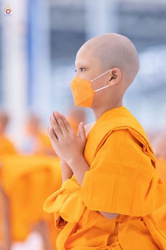 ภาพ No.44373:ประมวลภาพพิธีบรรพชา และพิธีถวายบาตร โครงการบวชภาคฤดูร้อน พ.ศ. 2565