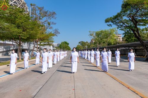 ภาพ No.42718:พิธีอัญเชิญมยุรนาวากาศ ประดิษฐาน ณ อาคาร 100 ปี เนื่องในวันคล้ายวันเกิด ครบ 113 ปี คุณยายอาจารย์มหารัตนอุบาสิกาจันทร์ ขนนกยูง