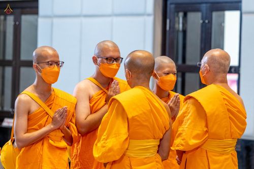 ภาพ No.47716:ประมวลภาพพิธีอุปสมบท โครงการบรรพชาอุปสมบทหมู่ รุ่นเข้าพรรษา 2565