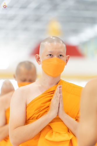 ภาพ No.44376:ประมวลภาพพิธีบรรพชา และพิธีถวายบาตร โครงการบวชภาคฤดูร้อน พ.ศ. 2565