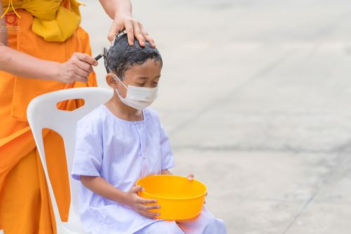 ภาพ No.44026:ประมวลภาพพิธีปลงผม โครงการบรรพชาสามเณรฟื้นฟูพระพุทธศาสนาทั่วไทย ณ ศูนย์อบรมวัดพระธรรมกาย