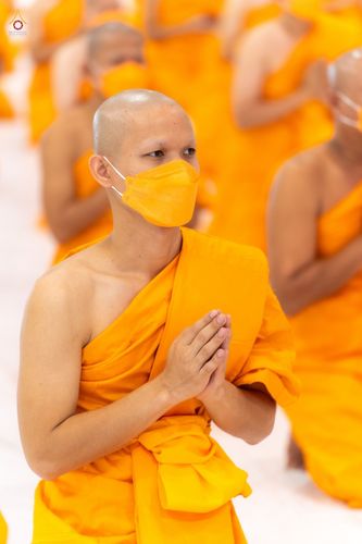 ภาพ No.44377:ประมวลภาพพิธีบรรพชา และพิธีถวายบาตร โครงการบวชภาคฤดูร้อน พ.ศ. 2565