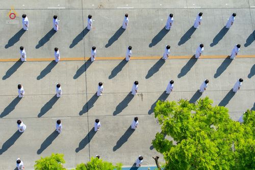 ภาพ No.42719:พิธีอัญเชิญมยุรนาวากาศ ประดิษฐาน ณ อาคาร 100 ปี เนื่องในวันคล้ายวันเกิด ครบ 113 ปี คุณยายอาจารย์มหารัตนอุบาสิกาจันทร์ ขนนกยูง