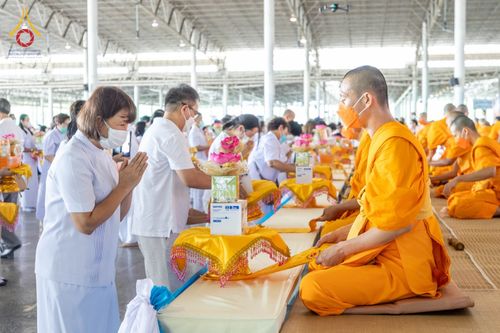 ภาพ No.49943:ประมวลภาพพิธีถวายคิลานเภสัช และอุปกรณ์ทางการแพทย์แด่คณะสงฆ์ วันเสาร์ที่ 20 สิงหาคม พ.ศ. 2565