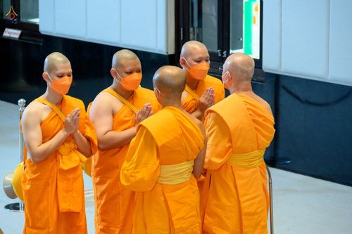 ภาพ No.47718:ประมวลภาพพิธีอุปสมบท โครงการบรรพชาอุปสมบทหมู่ รุ่นเข้าพรรษา 2565