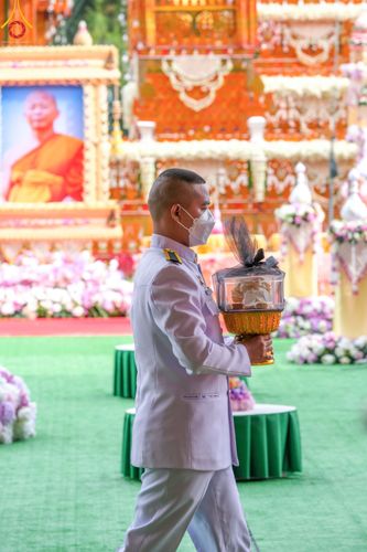ภาพ No.48921:ประมวลภาพพิธีพระราชทานเพลิงศพ พระสุธรรมญาณวิเทศ (สุธรรม สุธมฺโม)