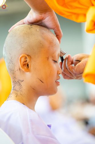 ภาพ No.78771:พิธีปลงผมนาคธรรมทายาท โครงการอบรมยุวธรรมทายาท มัชฌิมธรรมทายาท และธรรมทายาทรุ่นอุดมศึกษา ณ สภาธรรมกายสากล วัดพระธรรมกาย วันเสาร์ที่ 1 เมษายน พ.ศ. 2566