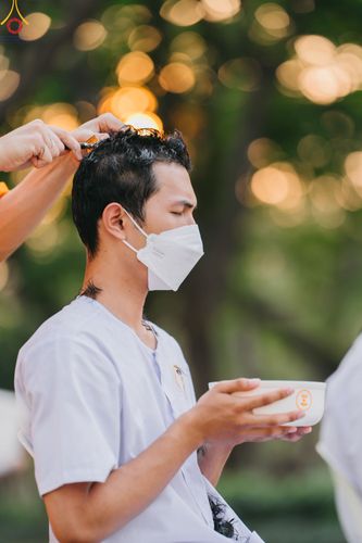 ภาพ No.80109:พิธีตัดปอยผมและปลงผมนาคธรรมทายาท โครงการอุปสมบทหมู่ธรรมทายาท พุทธศาสตร์สากลรุ่นที่ 7 (ภาคฤดูร้อน) วันอาทิตย์ที่ 9 เมษายน พ.ศ.2566