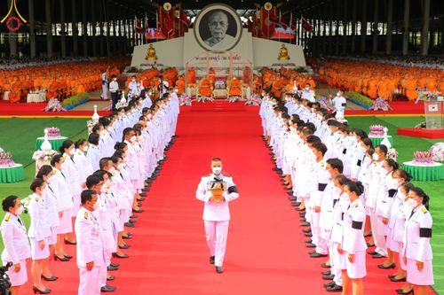 ภาพ No.48923:ประมวลภาพพิธีพระราชทานเพลิงศพ พระสุธรรมญาณวิเทศ (สุธรรม สุธมฺโม)