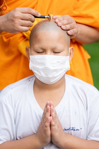 ภาพ No.44518:ประมวลภาพพิธีปลงผม โครงการบรรพชาสามเณรหน่อแก้วเปรียญธรรมรุ่นที่ 10