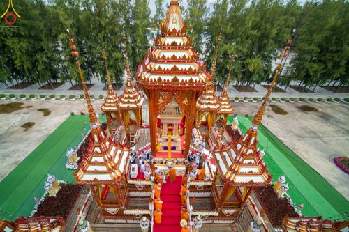 ภาพ No.48925:ประมวลภาพพิธีพระราชทานเพลิงศพ พระสุธรรมญาณวิเทศ (สุธรรม สุธมฺโม)