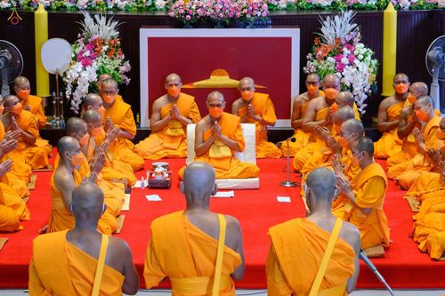 ภาพ No.47721:ประมวลภาพพิธีอุปสมบท โครงการบรรพชาอุปสมบทหมู่ รุ่นเข้าพรรษา 2565