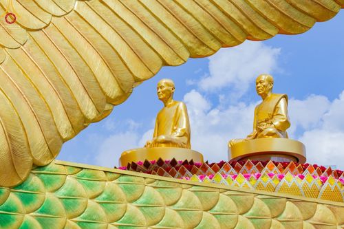 ภาพ No.43287:พิธีอัญเชิญมยุรนาวากาศ บูชาธรรมมหาปูชนียาจารย์ วันพฤหัสบดีที่ 3 กุมภาพันธ์ พ.ศ. 2565