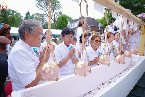 ภาพ No.144907:พิธีประดิษฐานลูกนิมิตมหาสมบัติ ผูกสีมาสถาปนาอุโบสถ บูชาธรรม ๘๐ ปี หลวงพ่อธัมมชโย วันอาทิตย์ที่ ๓๐ มิถุนายน พ.ศ. ๒๕๖๗ วัดพระธรรมกายนิวเจอร์ซี ประเทศสหรัฐอเมริกา