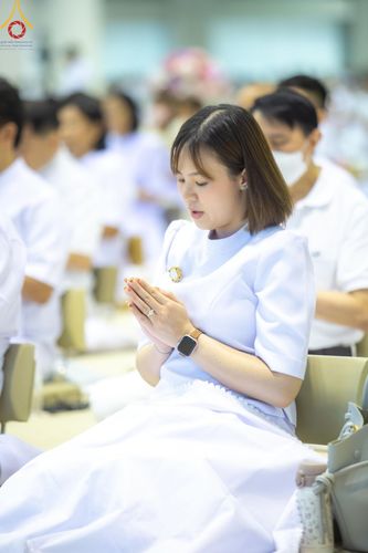 ภาพ No.207431:พิธีตักบาตร และปฏิบัติธรรมช่วงสาย ในวันมาฆบูชา วันพุธที่ 12 กุมภาพันธ์ พ.ศ. 2568 ณ วัดพระธรรมกาย จังหวัดปทุมธานี