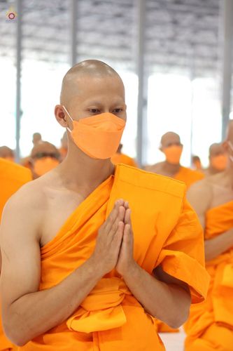 ภาพ No.44387:ประมวลภาพพิธีบรรพชา และพิธีถวายบาตร โครงการบวชภาคฤดูร้อน พ.ศ. 2565