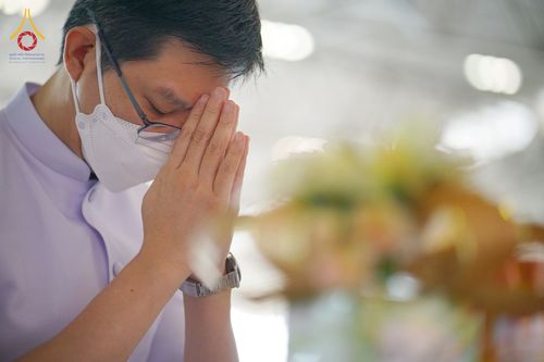 ภาพ No.49956:ประมวลภาพพิธีถวายคิลานเภสัช และอุปกรณ์ทางการแพทย์แด่คณะสงฆ์ วันเสาร์ที่ 20 สิงหาคม พ.ศ. 2565