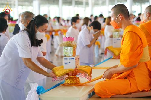 ภาพ No.49952:ประมวลภาพพิธีถวายคิลานเภสัช และอุปกรณ์ทางการแพทย์แด่คณะสงฆ์ วันเสาร์ที่ 20 สิงหาคม พ.ศ. 2565