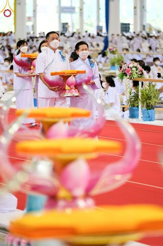 ภาพ No.46906:ประมวลภาพพิธีทอดผ้าป่าธรรมชัย ณ วัดพระธรรมกาย (5 มิถุนายน พ.ศ. 2565)