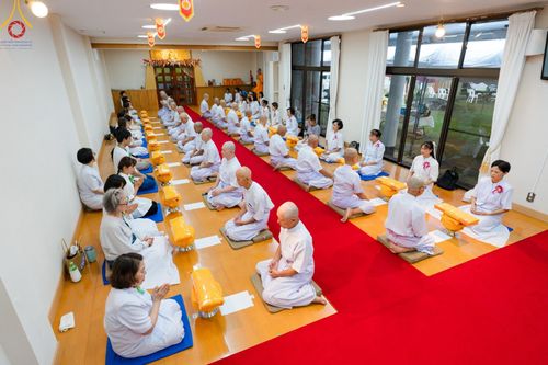 ภาพ No.147582:พิธีตัดปอยผม ขอขมา มอบบาตร ผ้าไตร โครงการปฐมอุปสมบท สมโภชอุโบสถ บูชาธรรม 80 ปี หลวงพ่อธัมมชโย ณ วัดพระธรรมกายโทชิหงิ ประเทศญี่ปุ่น วันพฤหัสบดีที่ 8 สิงหาคม พ.ศ. 2567