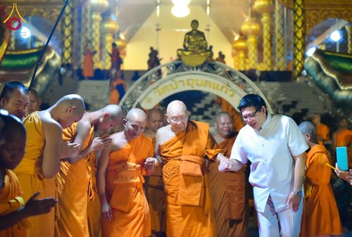 ภาพ No.210822:วันพฤหัสบดีที่ 13 มีนาคม พ.ศ. 2568  สมโภชพระประธานอุโบสถวัดป่าอุบลแก้ว จังหวัดอุบลราชธานี