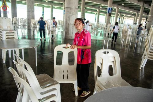 ภาพ No.60677:V.38 ทุ่มพลังเพื่อพ่อครบ 80 ปี ภาพการเตรียมงานของหน่วยงานต่างๆ เพื่อพิธีฉลองอายุวัฒนมงคล 80 ปี หลวงพ่อธัมมชโย และรับถวายมหาสังฆทาน 10,000 กว่าวัดทั่วประเทศ ในวันคุ้มครองโลก วันจันทร์ที่ 22 เมษายน พ.ศ. 2567