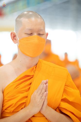 ภาพ No.44391:ประมวลภาพพิธีบรรพชา และพิธีถวายบาตร โครงการบวชภาคฤดูร้อน พ.ศ. 2565