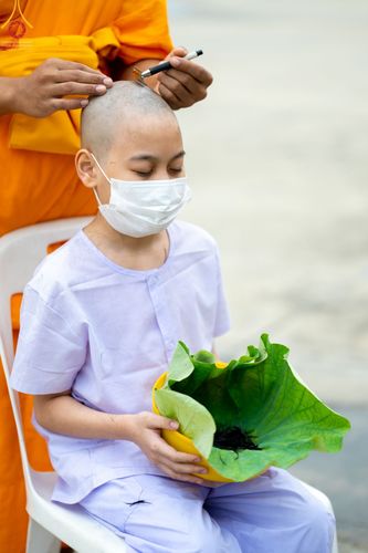 ภาพ No.44039:ประมวลภาพพิธีปลงผม โครงการบรรพชาสามเณรฟื้นฟูพระพุทธศาสนาทั่วไทย ณ ศูนย์อบรมวัดพระธรรมกาย